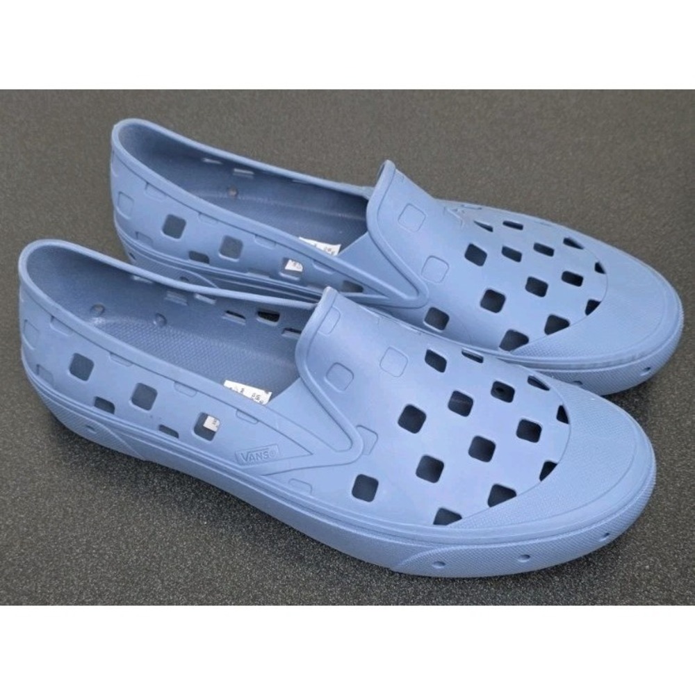New Vans Trek Slip-On Navy Shoe Men 13 Water Sneaker Rubber Swim Skater Nautical